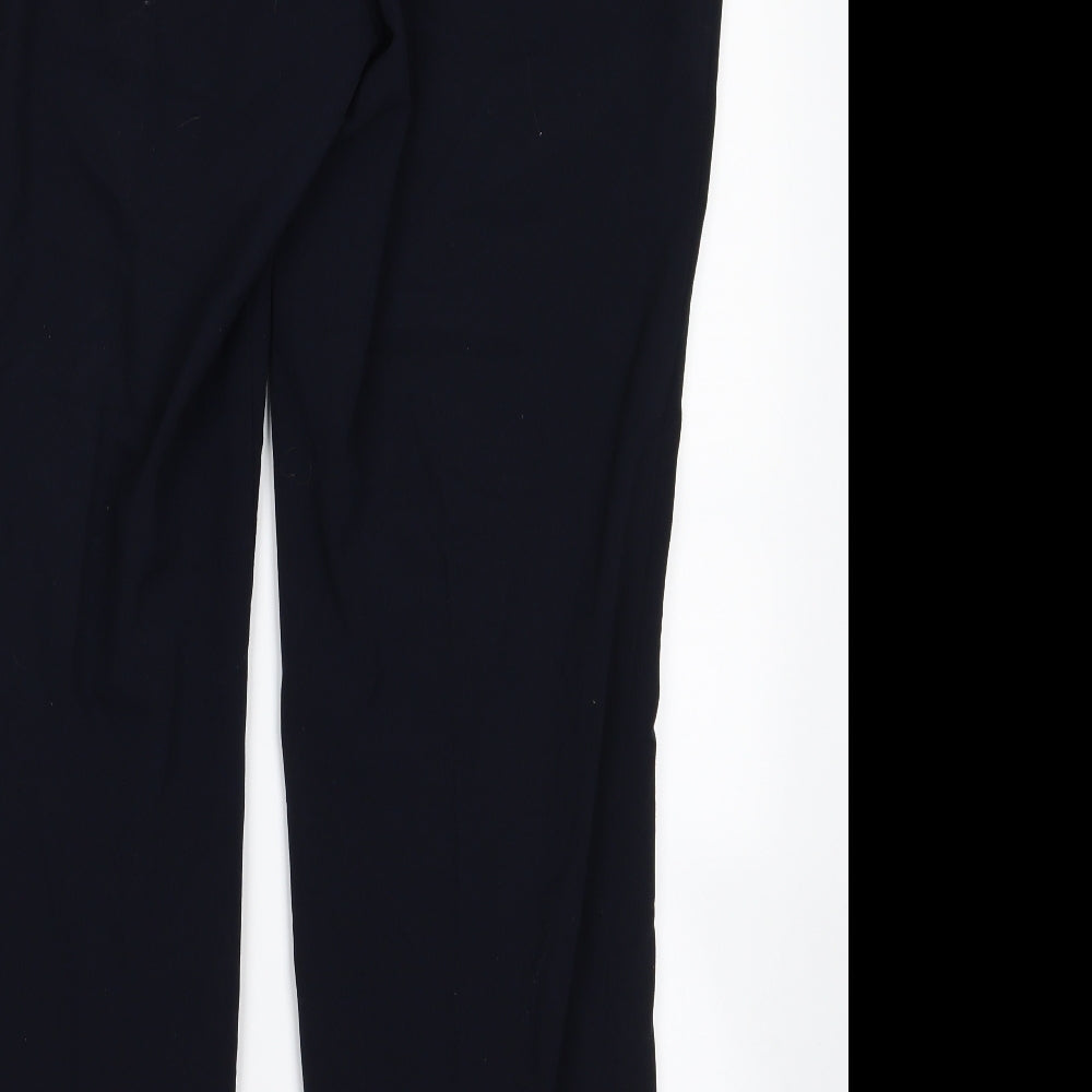 Marks & Spencer Womens Blue Trousers Size 18 L24 in