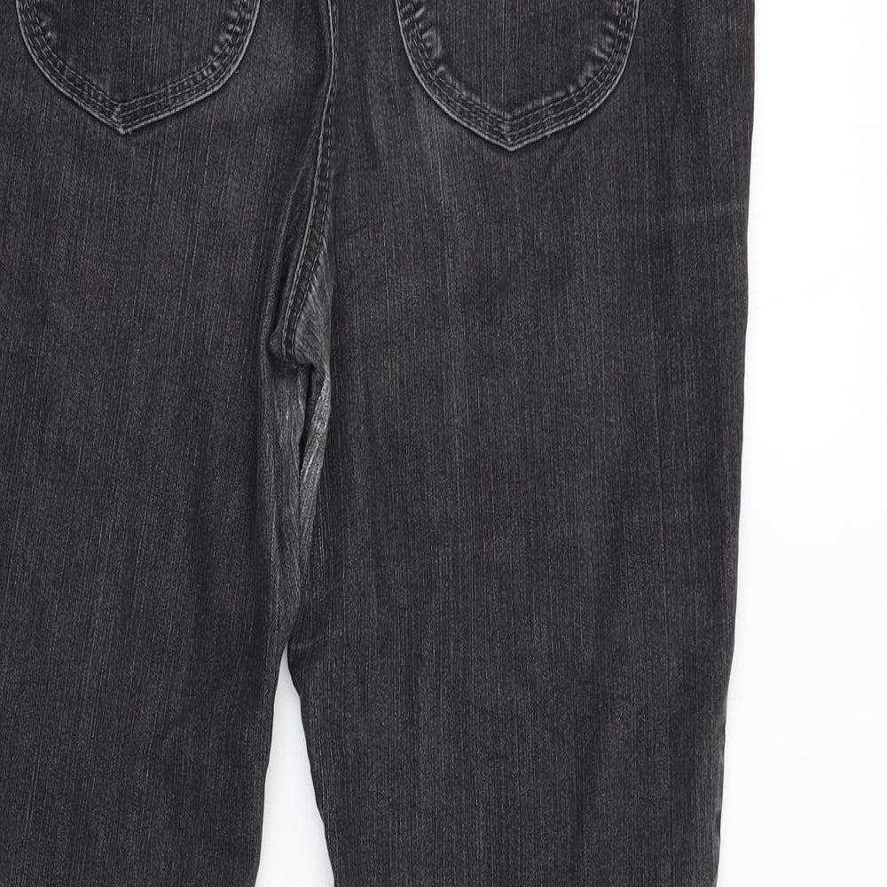 MAC Jeans Womens Black Straight Jeans Size 38 L28 in