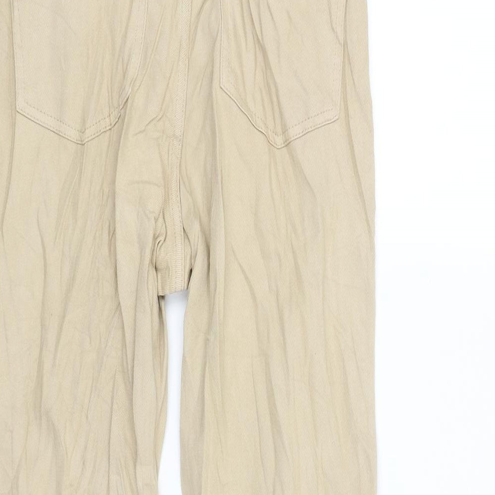 Lindex Womens Beige Chino Trousers Size 12 L26 in