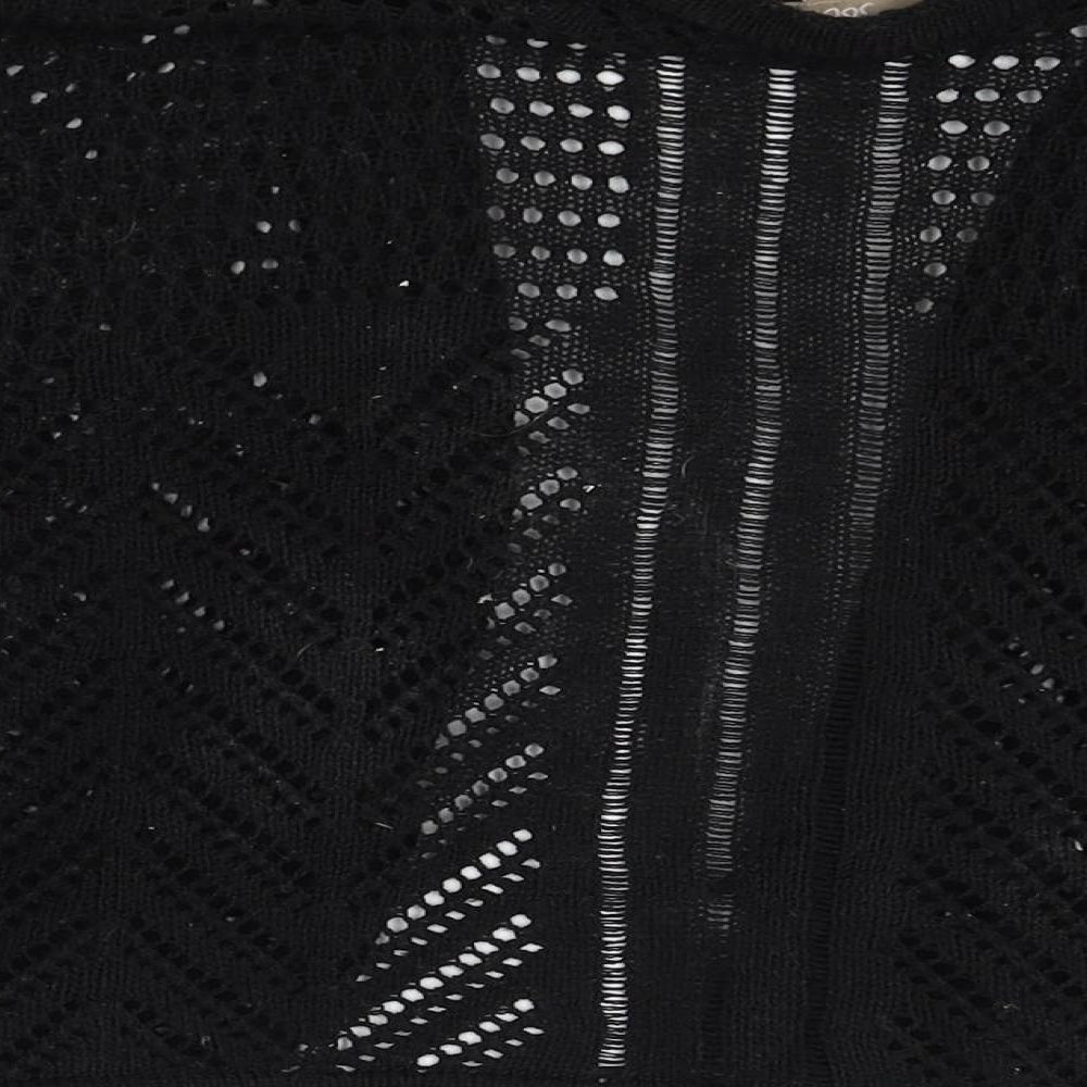 Soon Womens Black Cardigan Jumper Size 10