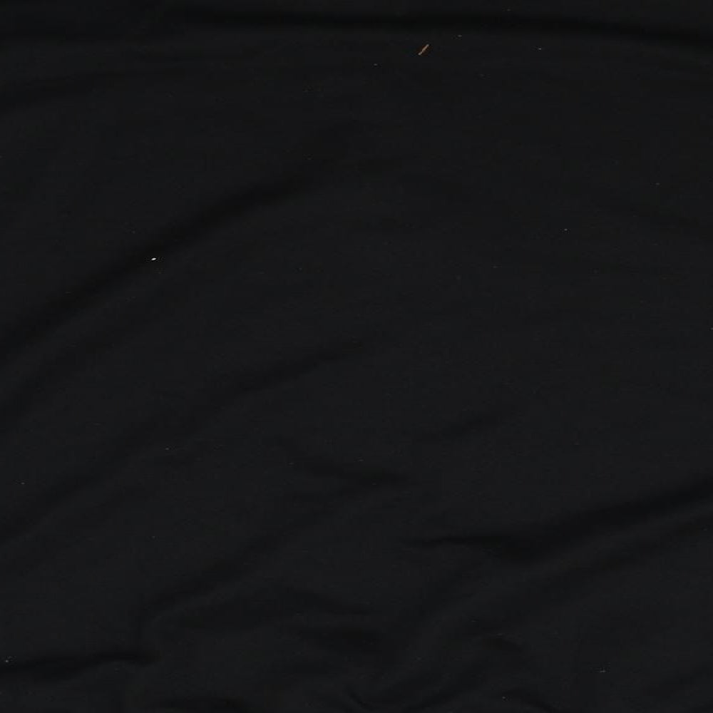 CBR Womens Black Henley Jumper Size L