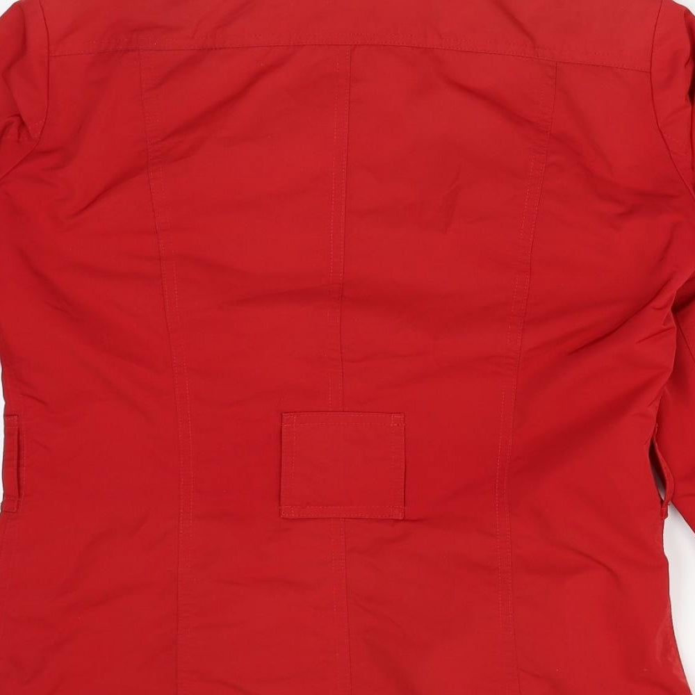 Marks & Spencer Womens Red Overcoat Coat Size 8