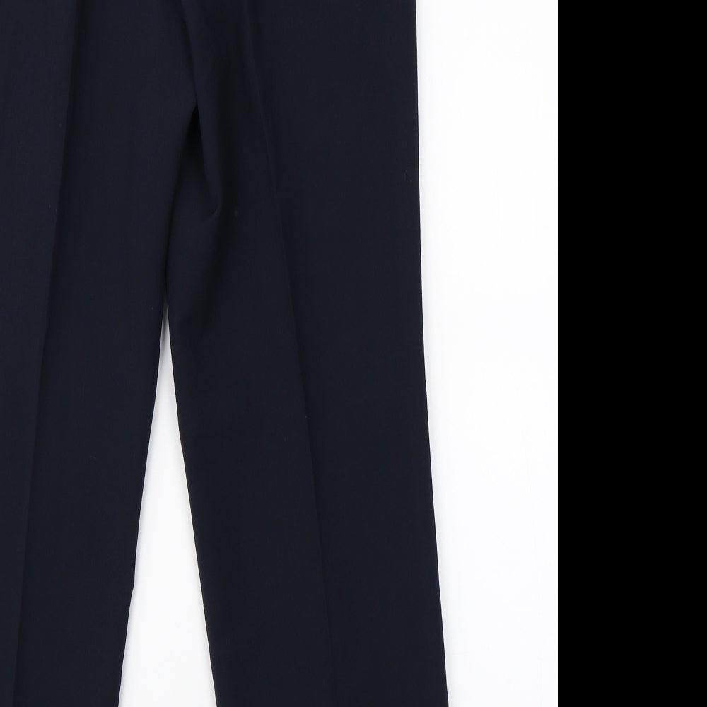 Bonmarché Womens Blue Dress Pants Trousers Size 12 L23 in
