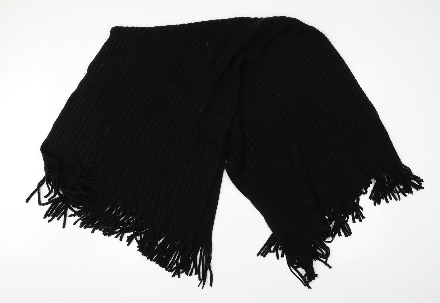 Preworn Womens Black Scarf