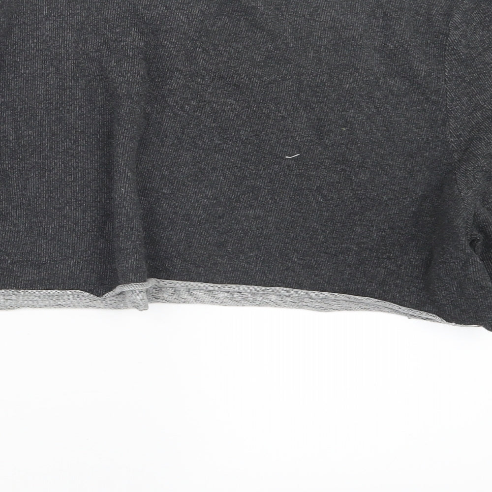 M LIFE Womens Grey Pullover Jumper Size M - Cropped