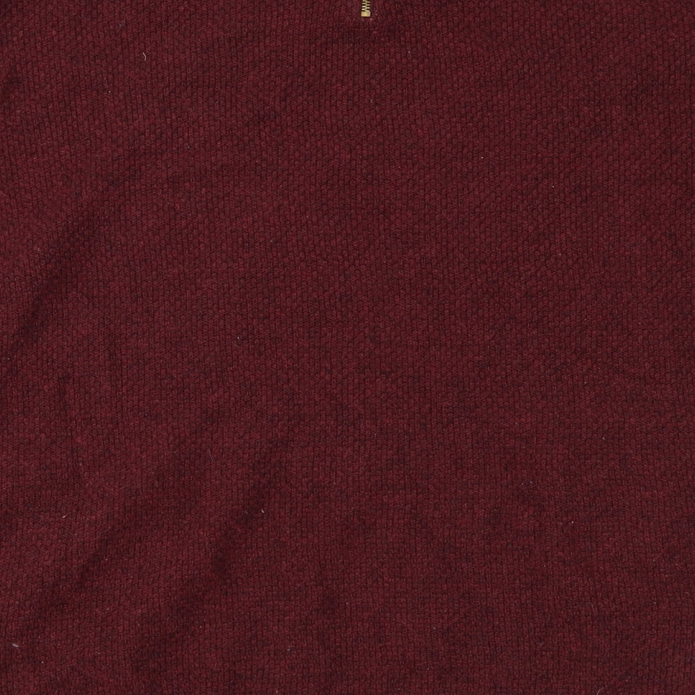 George Womens Red Knit Pullover Jumper Size 18
