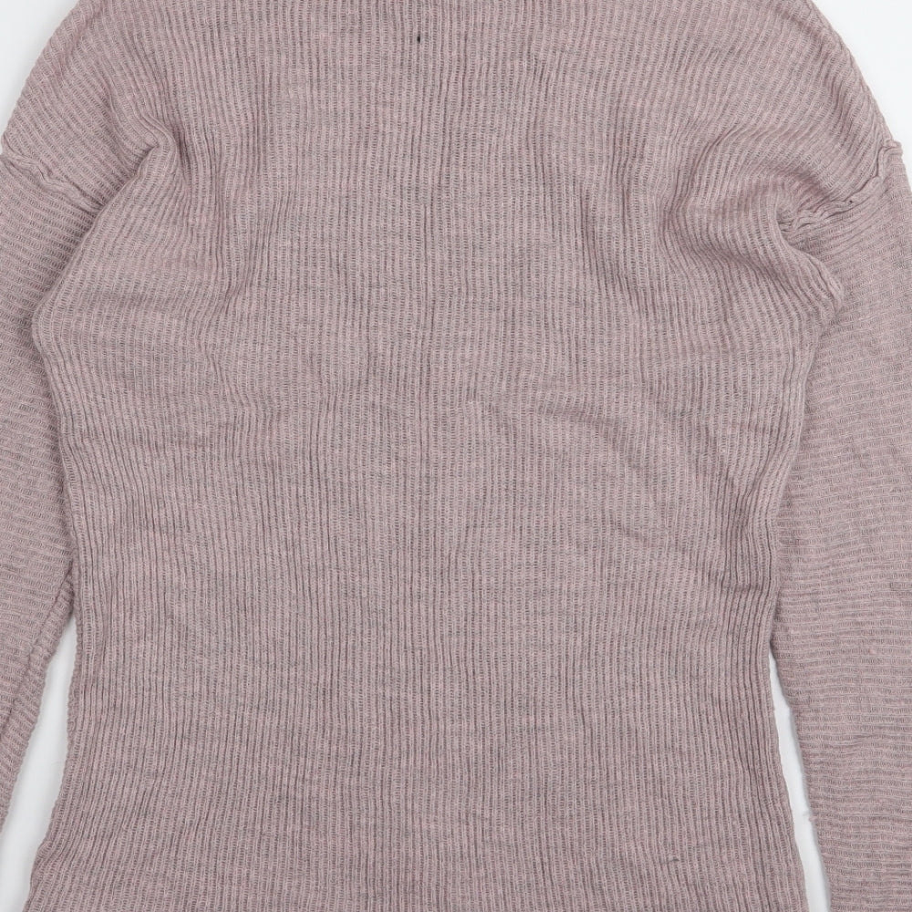 Primark Womens Pink Pullover Jumper Size 6 - size 6-8