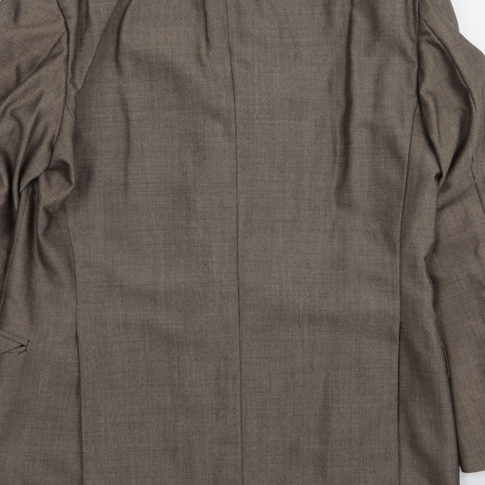 alexandre Mens Brown Jacket Blazer Size 36