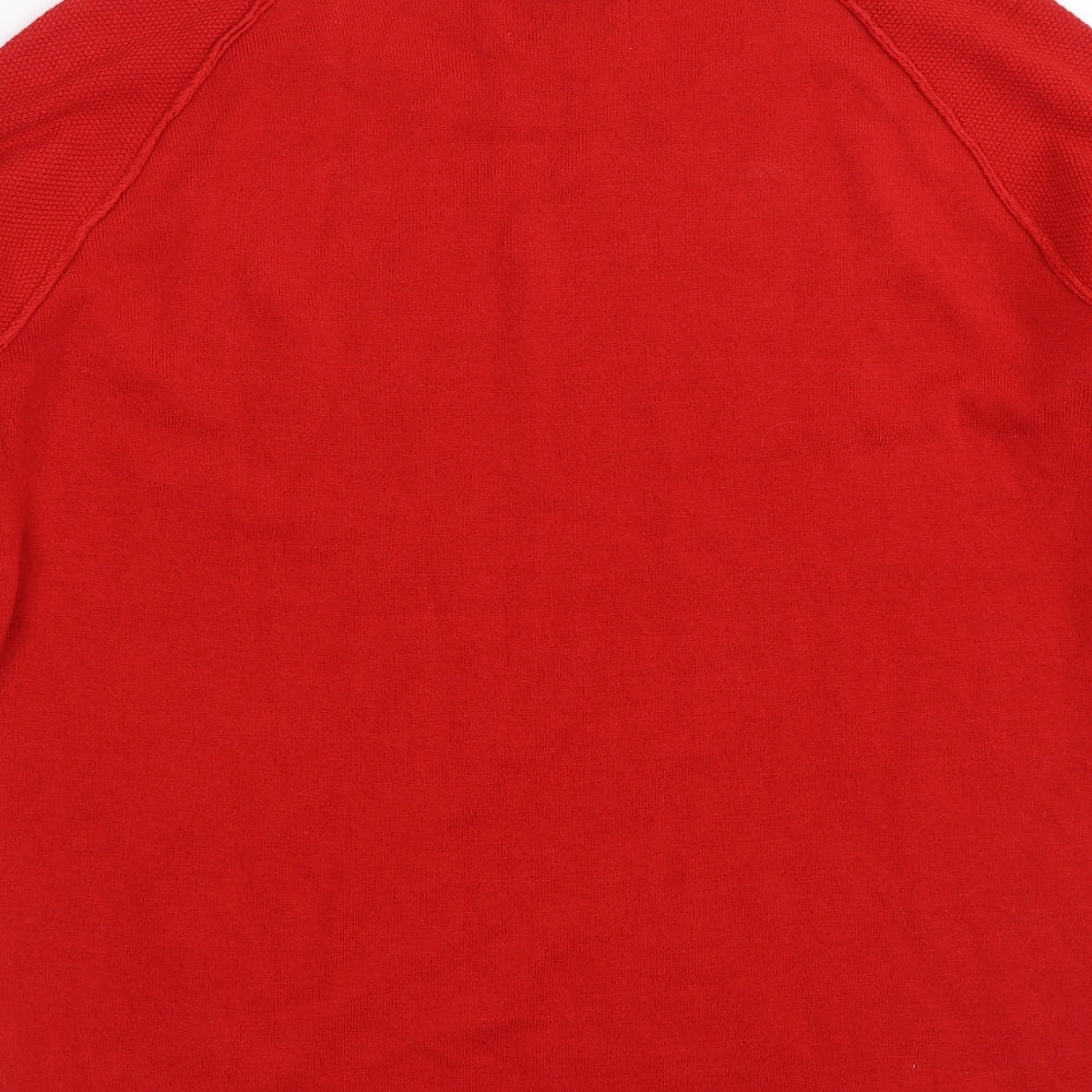 Papaya Womens Red Pullover Jumper Size S