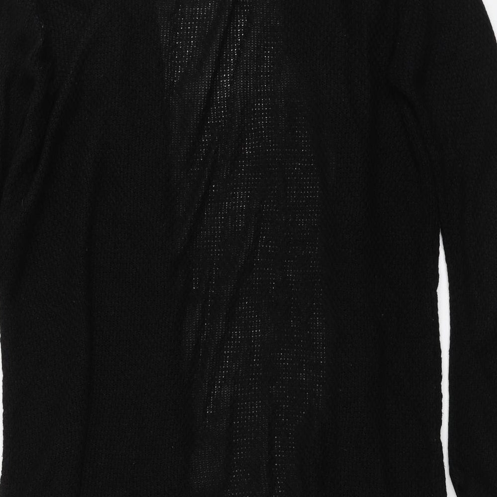 Mia Moda Womens Black Cardigan Jumper Size M