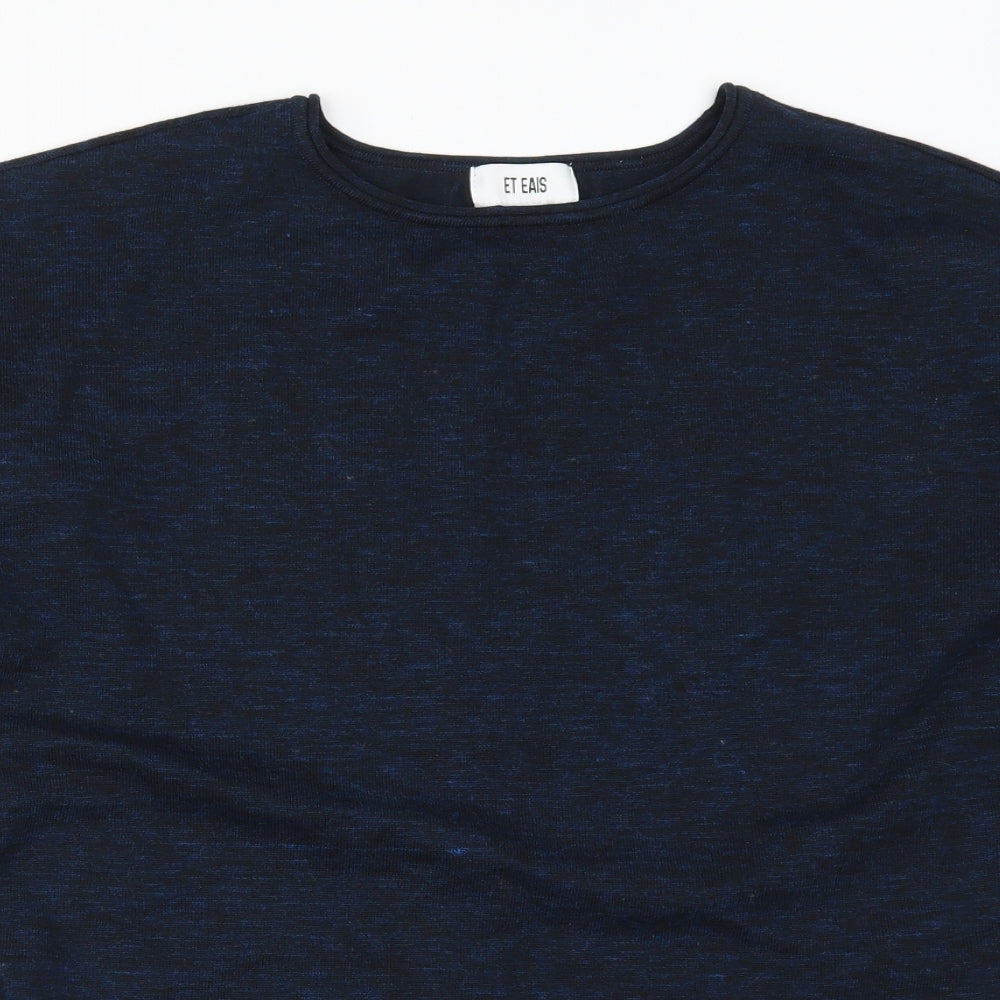Et Eias Womens Blue Pullover Jumper Size S