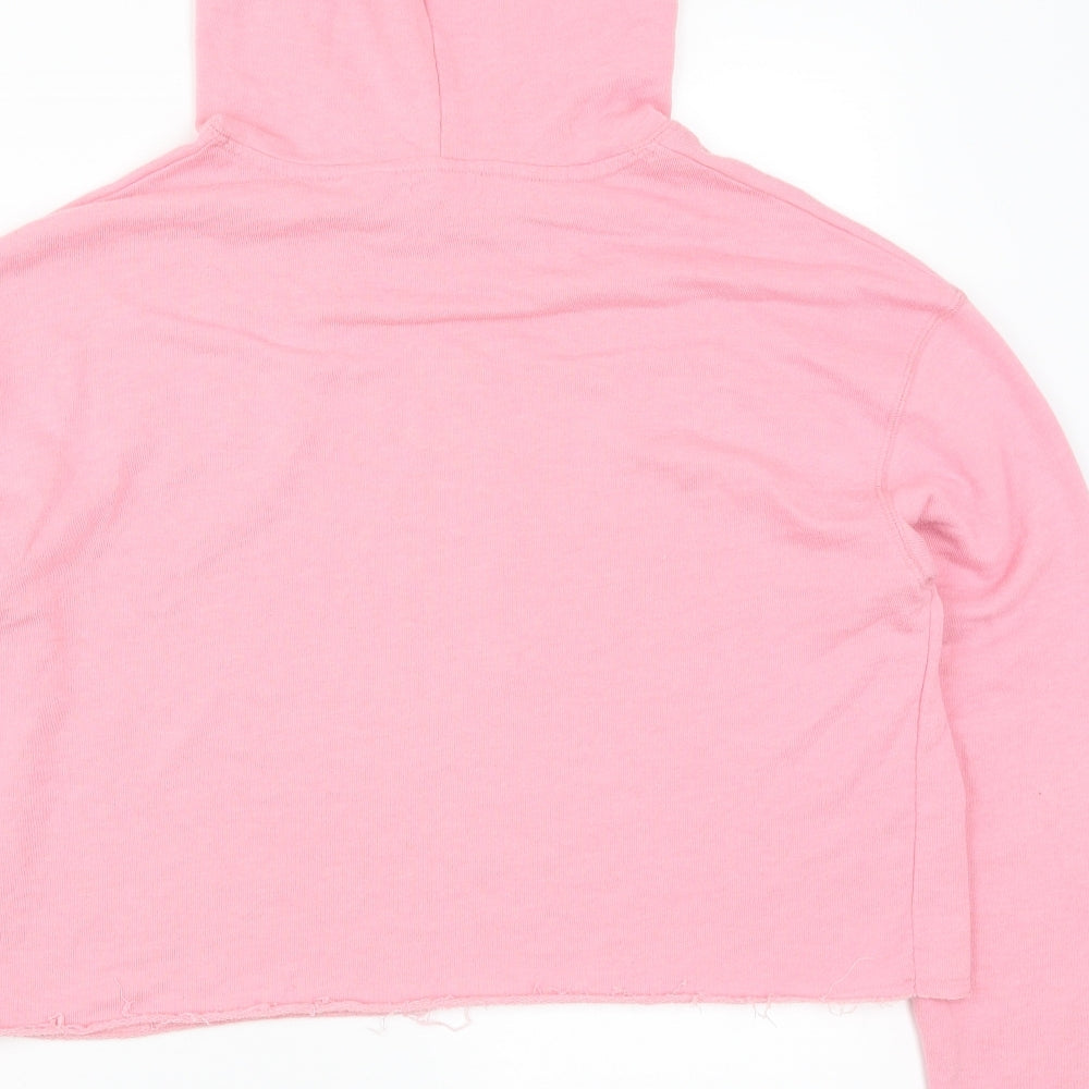 Cooperative Womens Pink Pullover Hoodie Size L