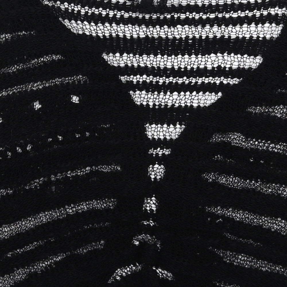 CMD Womens Black Knit Cardigan Jumper Size L