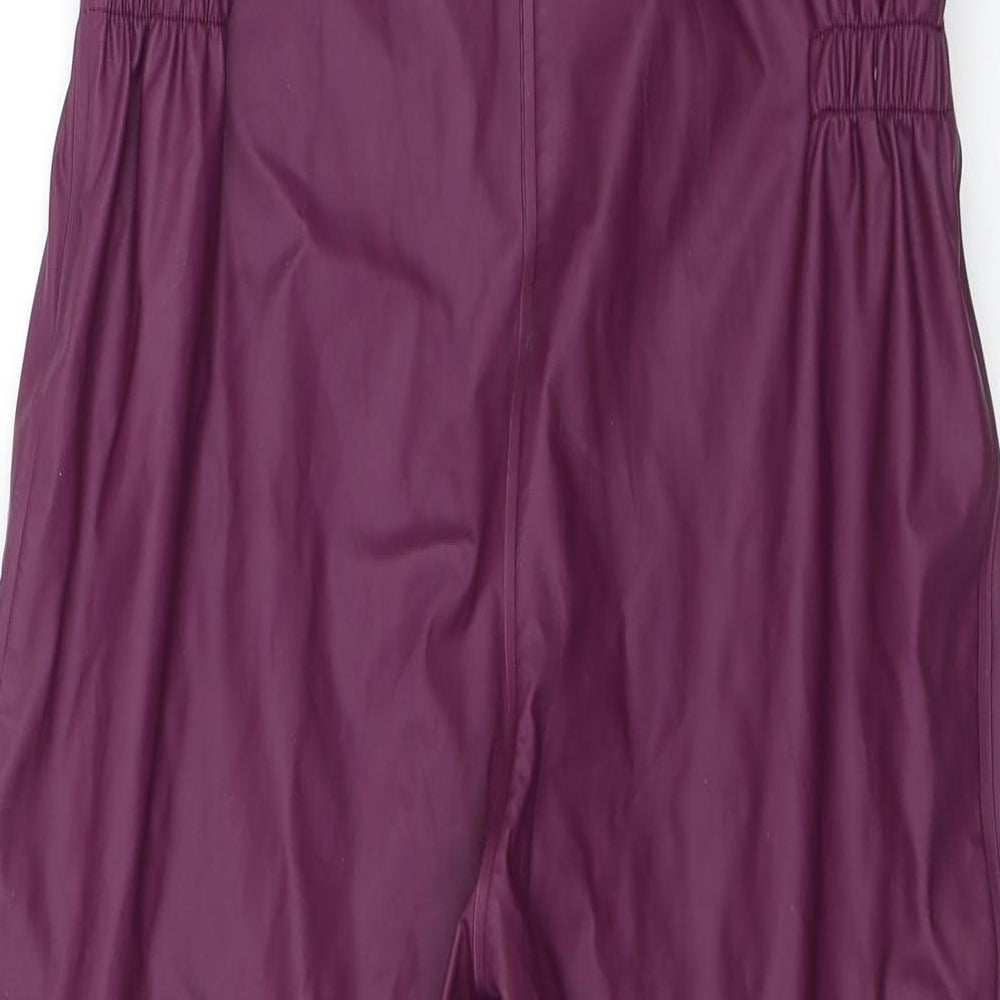 Navigare Womens Purple Rain Trousers Trousers Size 6 L20 in