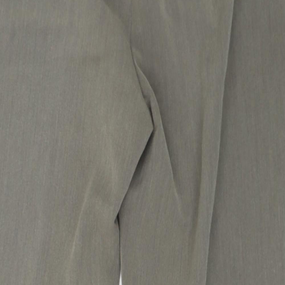 Marks & Spencer Womens Grey Dress Pants Trousers Size 16 L25 in