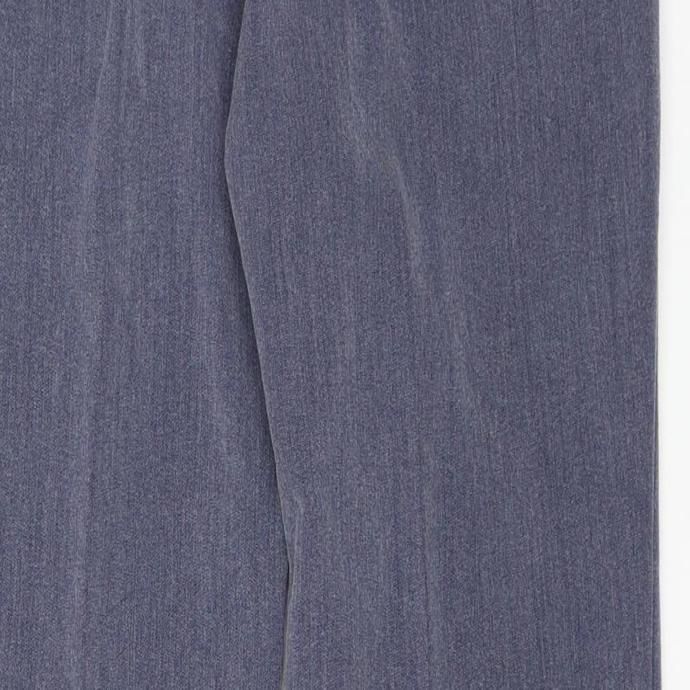 Bonmarché Womens Blue Trousers Size 10 L28 in