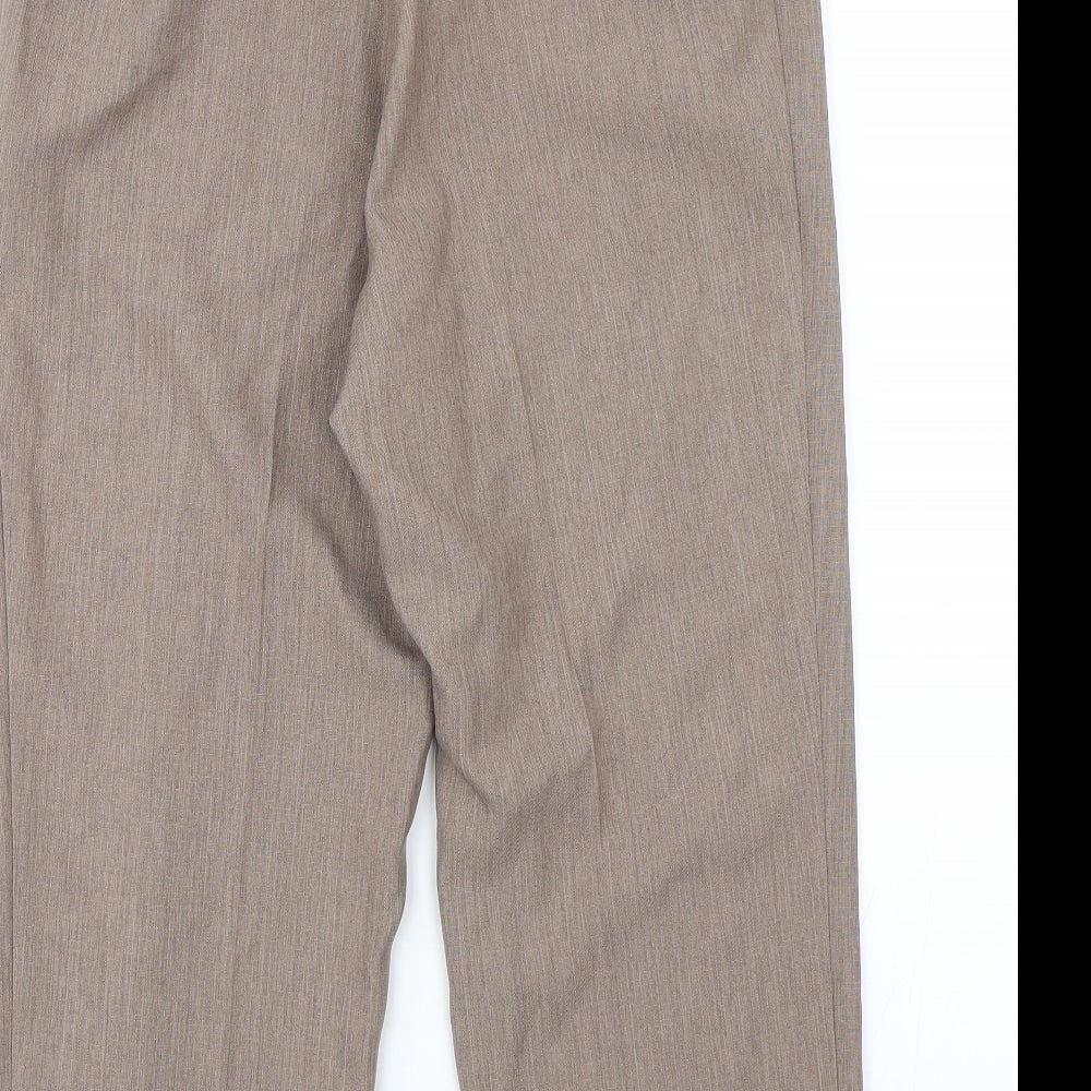 Marks & Spencer Womens Brown Capri Trousers Size 12 L20 in