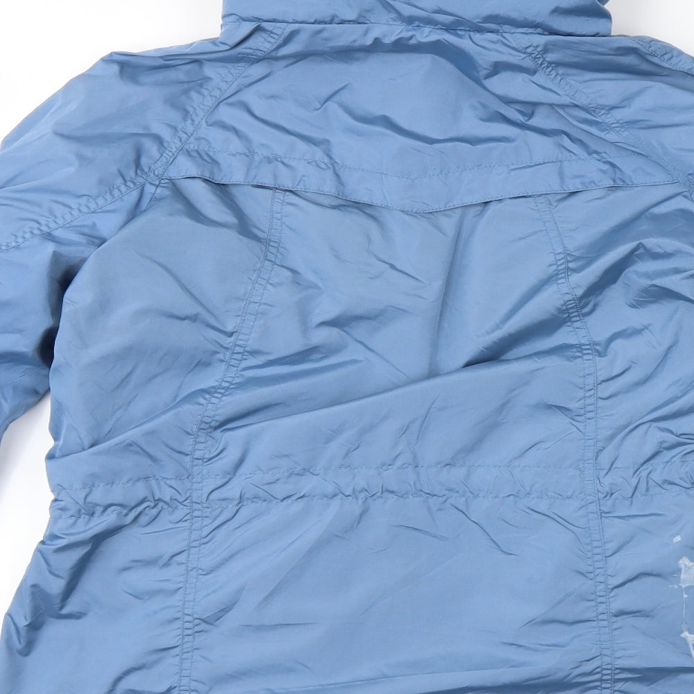 Laura Torelli collection Womens Blue Rain Coat Coat Size 12
