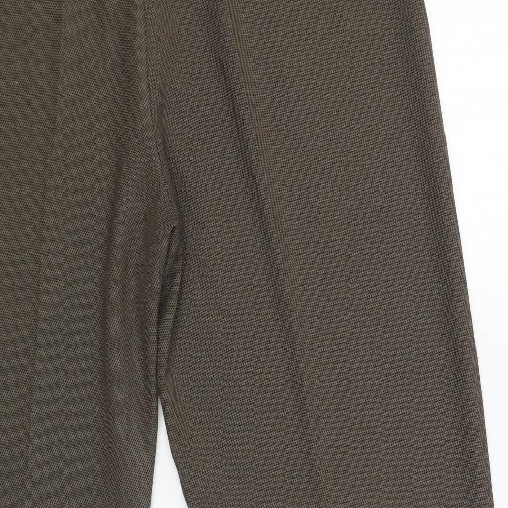 BHS Womens Brown Capri Trousers Size 16 L26 in
