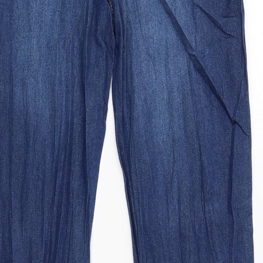 denim.co Womens Blue Straight Jeans Size 8 L28 in