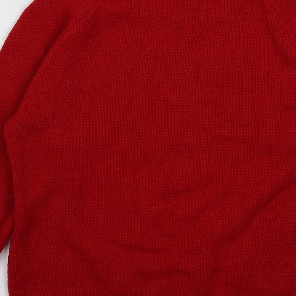 Preworn Womens Red Pullover Jumper Size 10