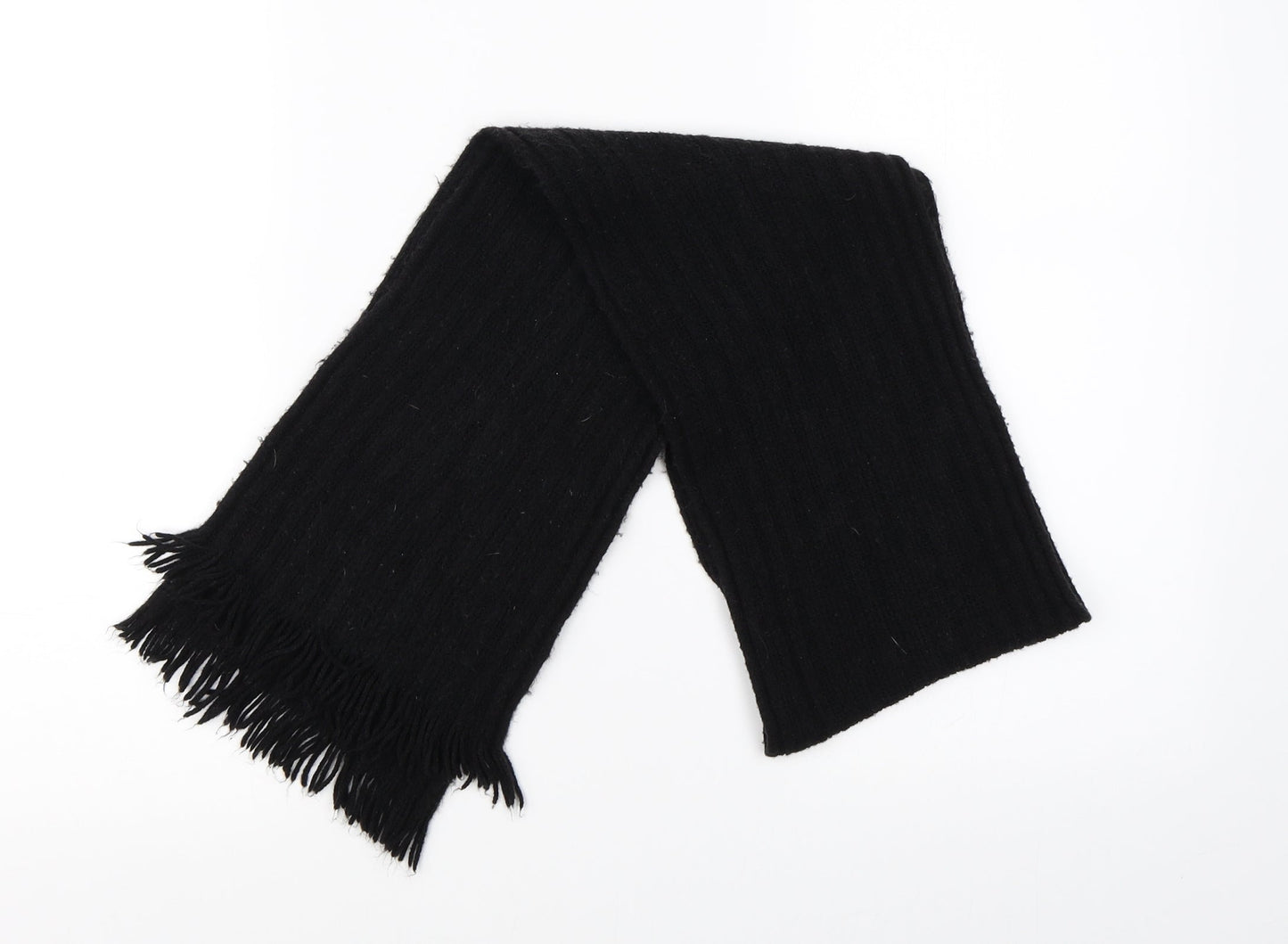Preworn Womens Black Scarf