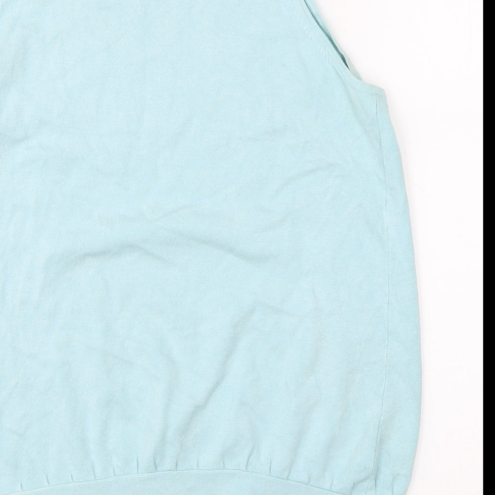 Spirit Womens Blue Basic Blouse Size 16