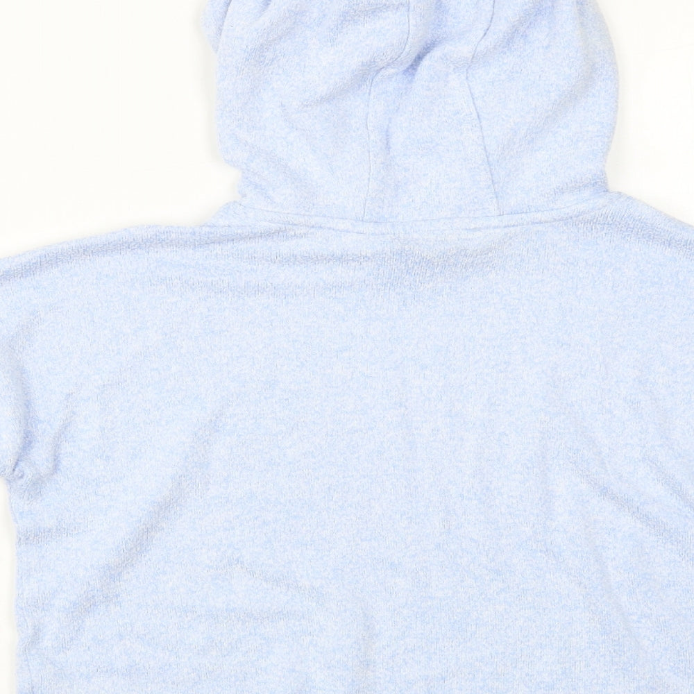 Marks & Spencer Girls Blue Pullover Hoodie Size 8 Years