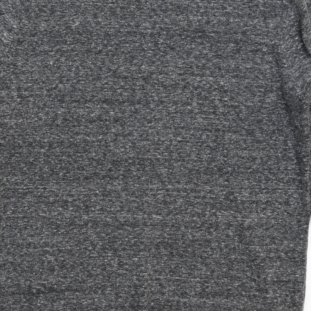 Topman Mens Grey Knit Pullover Jumper Size M