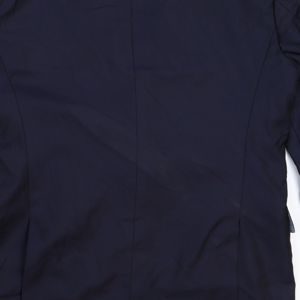 Preworn Mens Blue Jacket Suit Jacket Size 36