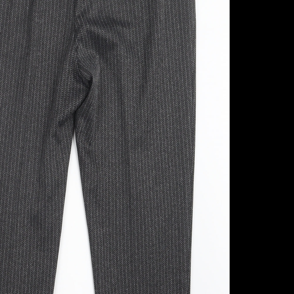 Marks and Spencer Womens Grey Trousers Size 18 L25 in