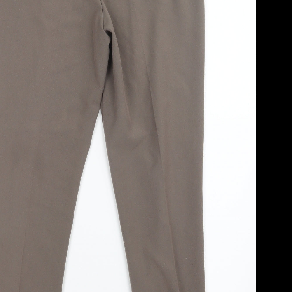 Bonmarché Womens Brown Trousers Size 12 L27 in