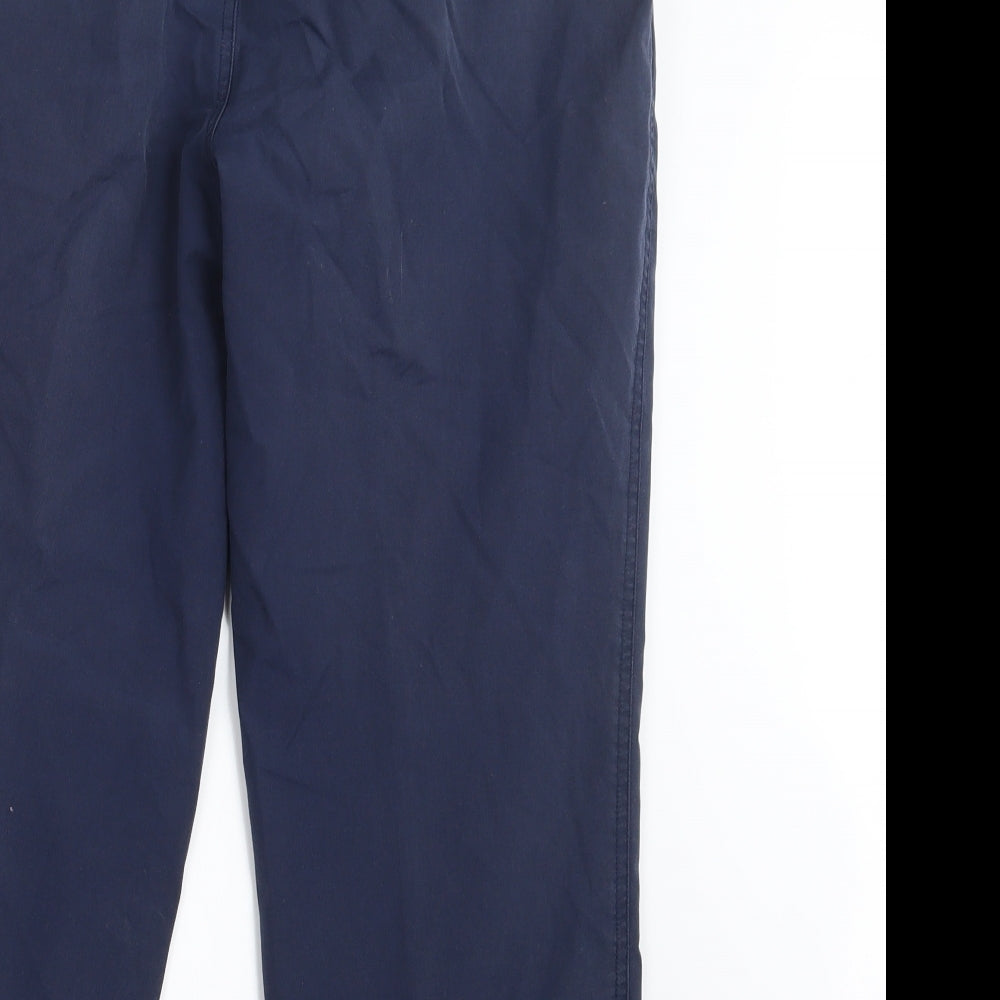 Essentials Womens Blue Trousers Size 34 in L24 in