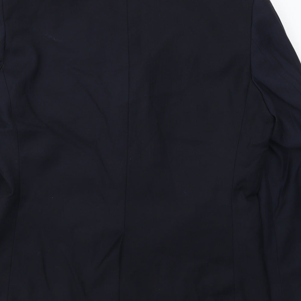 Greenwoods Mens Blue Jacket Suit Jacket Size 38