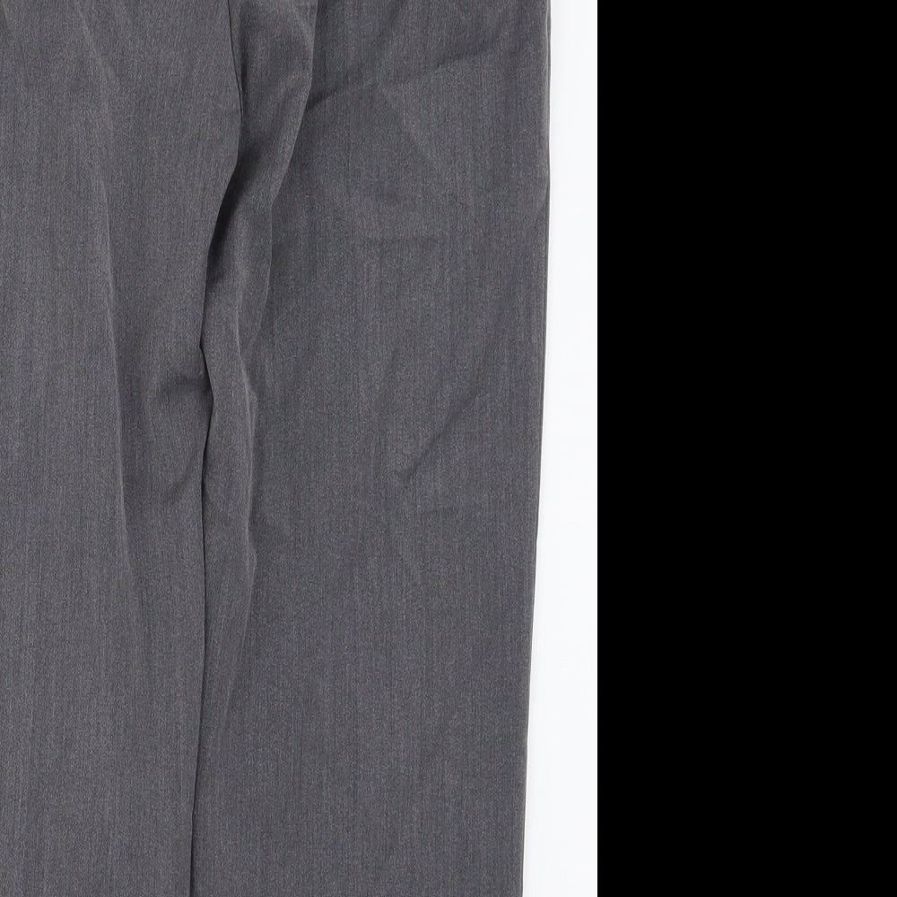 Preworn Womens Grey Trousers Size 16 L25 in