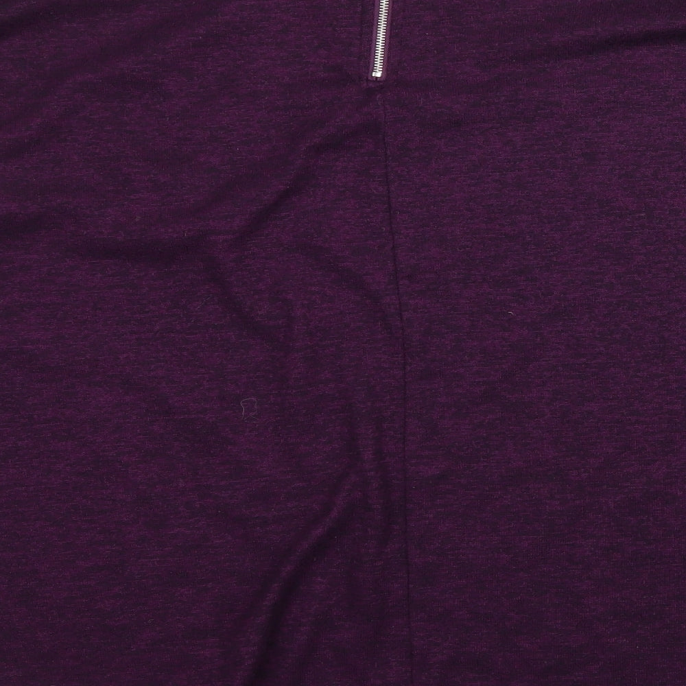 Primark Womens Purple Jersey Pullover Jumper Size 14
