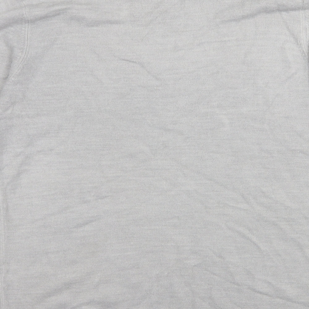 Marks & Spencer Womens Grey Knit Pullover Jumper Size 12