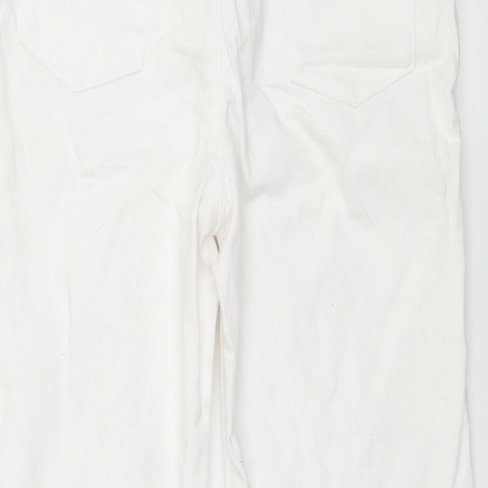 Marks & Spencer Womens White Denim Straight Jeans Size 30 in L26 in