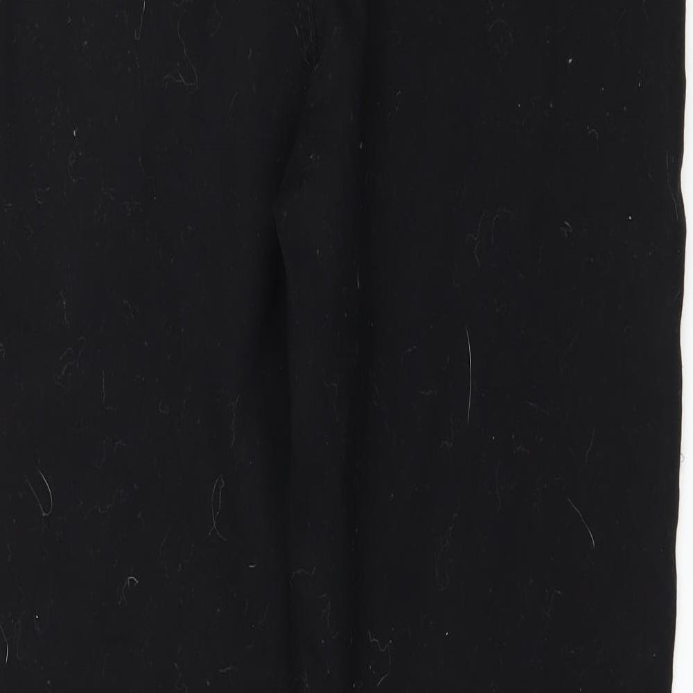 Denim & Co. Womens Black Denim Skinny Jeans Size 14 L28 in