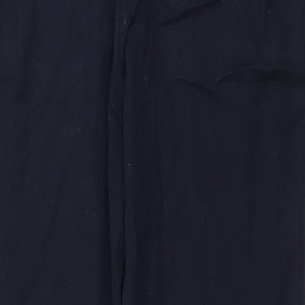 Marks and Spencer Womens Blue Trousers Size 10 L26 in