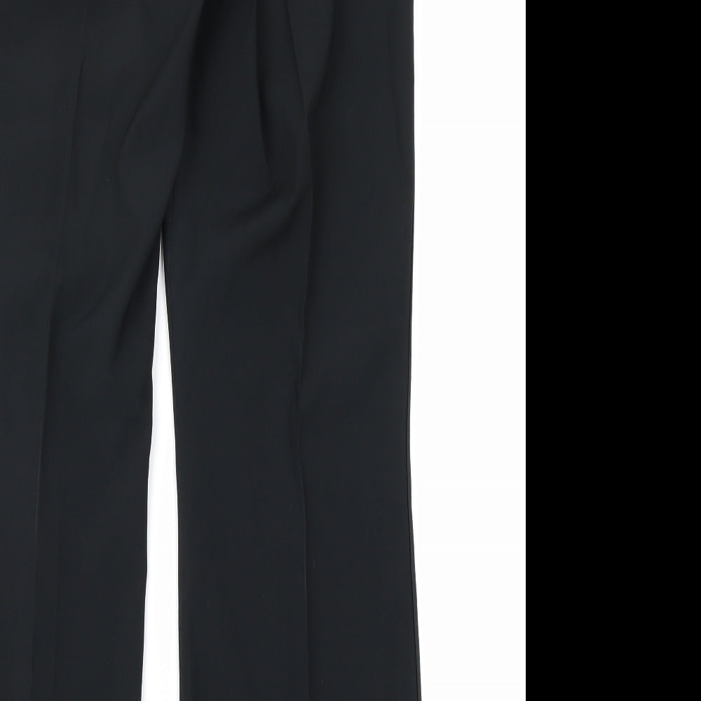 M&Co Womens Black Trousers Size 12 L27 in