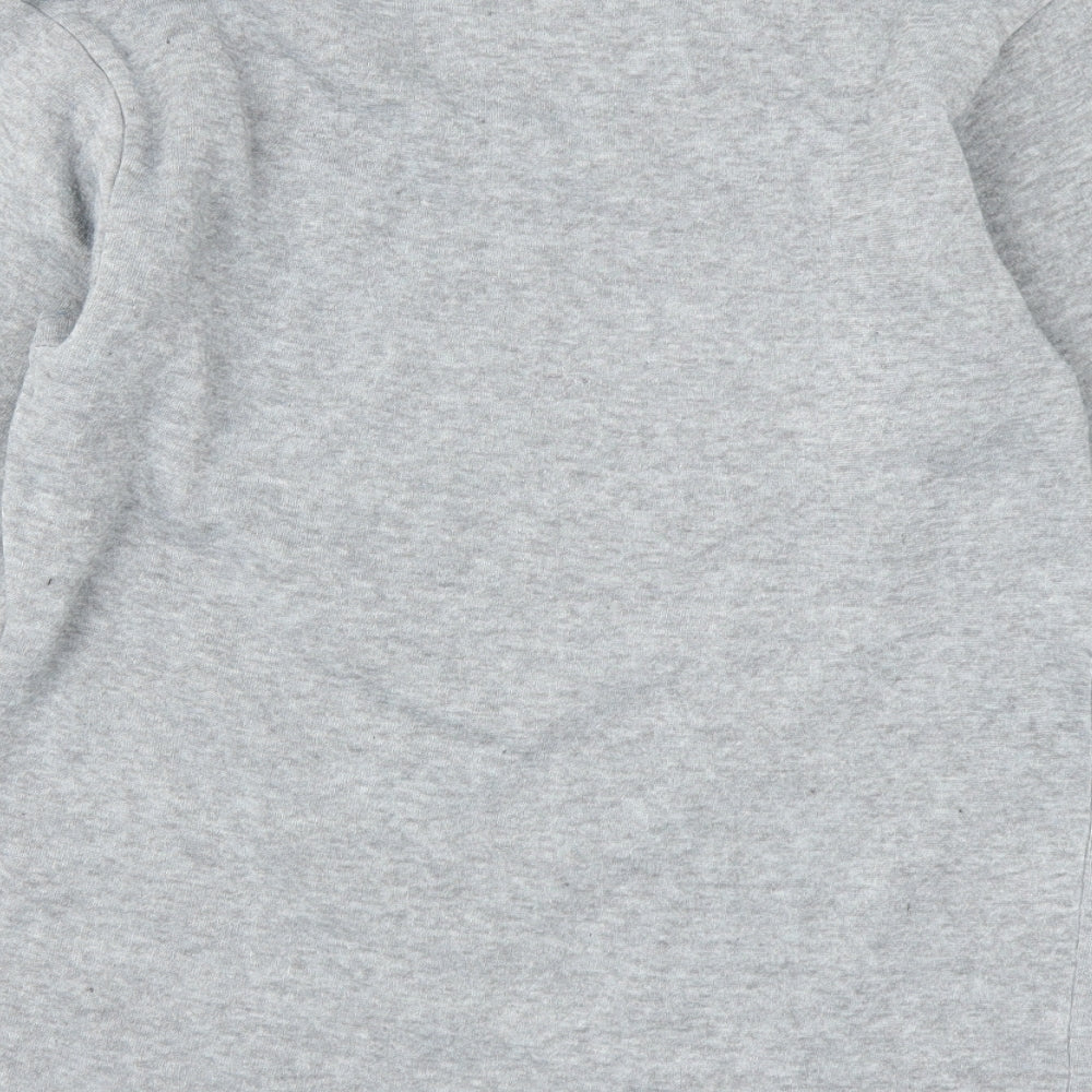 Nanrenshe Boys Grey Fleece Pullover Sweatshirt Size L