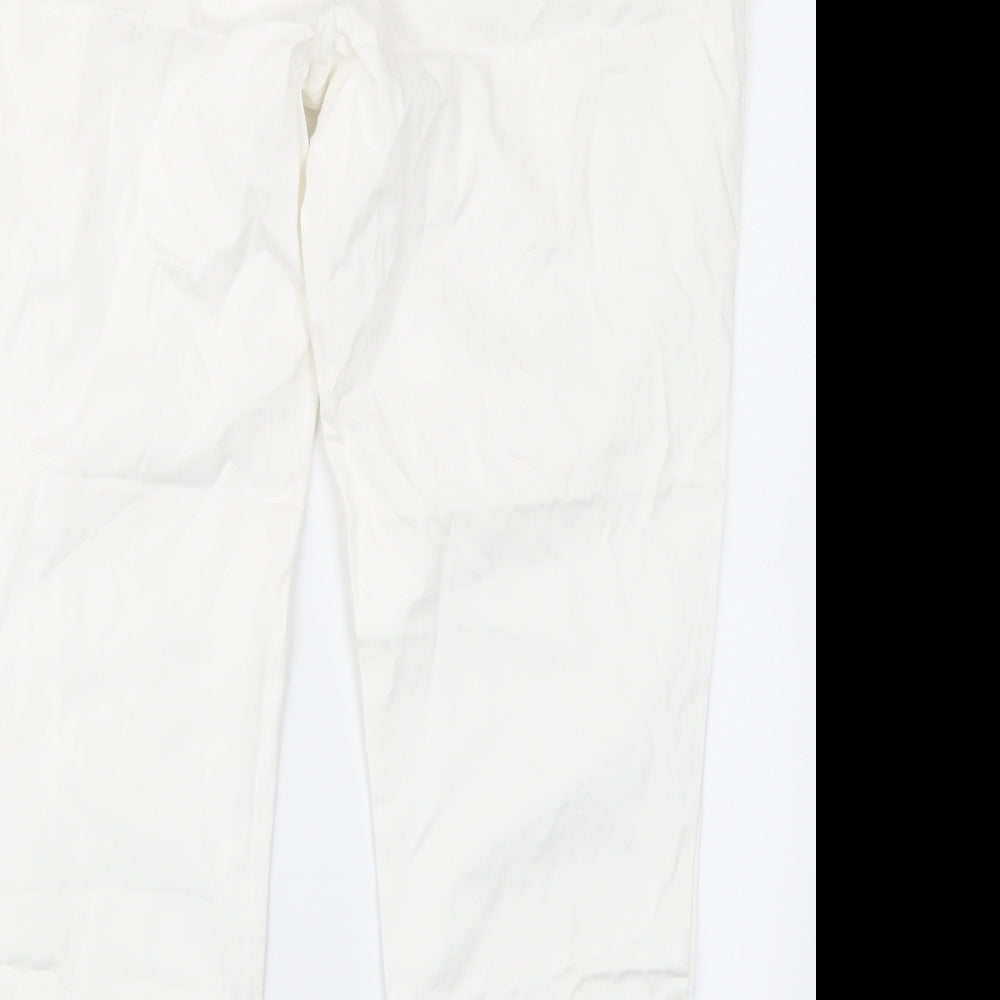 Atmosphere Womens White Trousers Size 18 L24 in