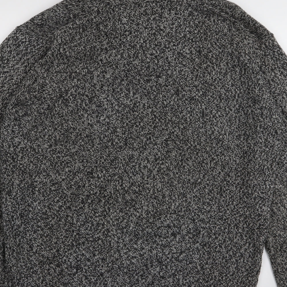AR red Mens Grey Pullover Jumper Size L