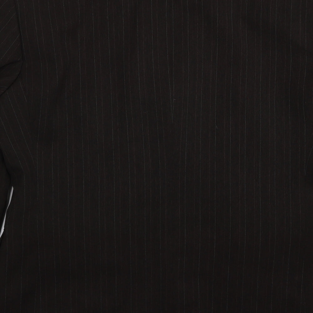 Taylor & Wright Mens Brown Striped Jacket Blazer Size 38