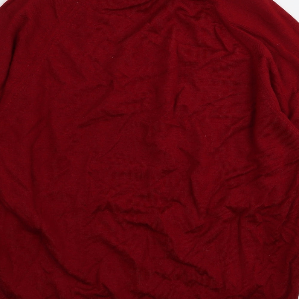 EWM Womens Red Pullover Jumper Size 14