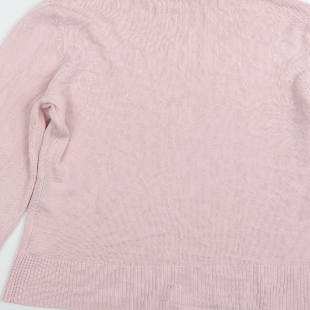 Berkertex Womens Pink Pullover Jumper Size 12