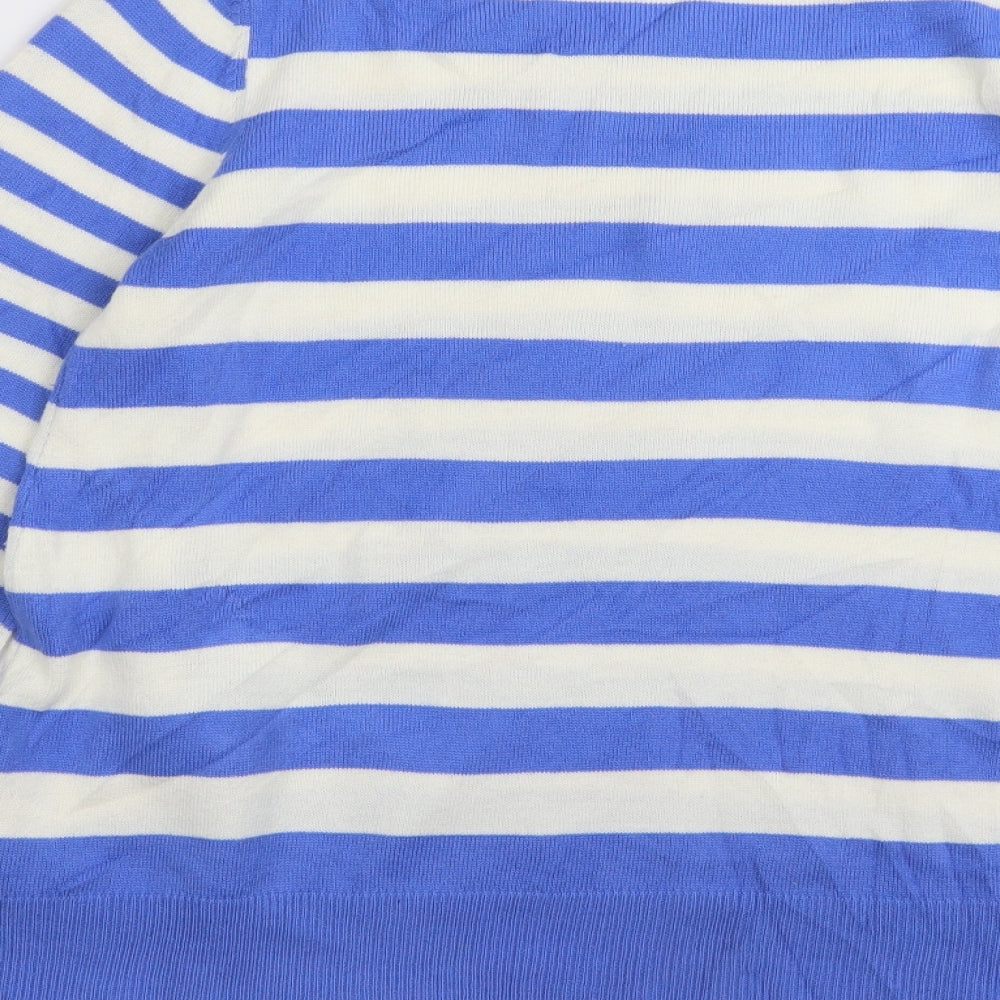 TU Womens Multicoloured Striped Pullover Jumper Size 10