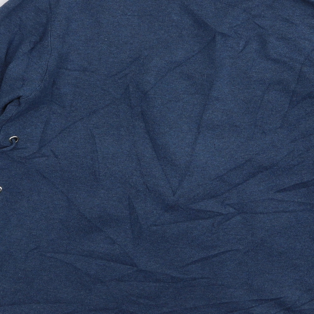 mnode Womens Blue Pullover Jumper Size M
