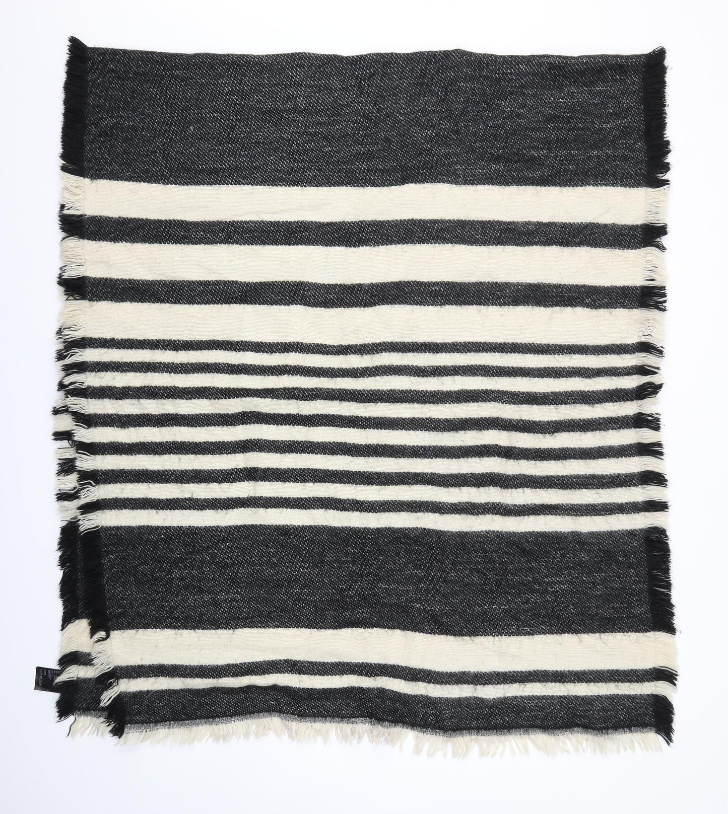 H&M Womens Black Check Scarf